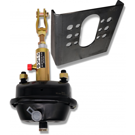 SIŁOWNIK HAMULCOWY HYDRAULICZNO PNEUMATYCZNY T24-25 MOCOWANIE